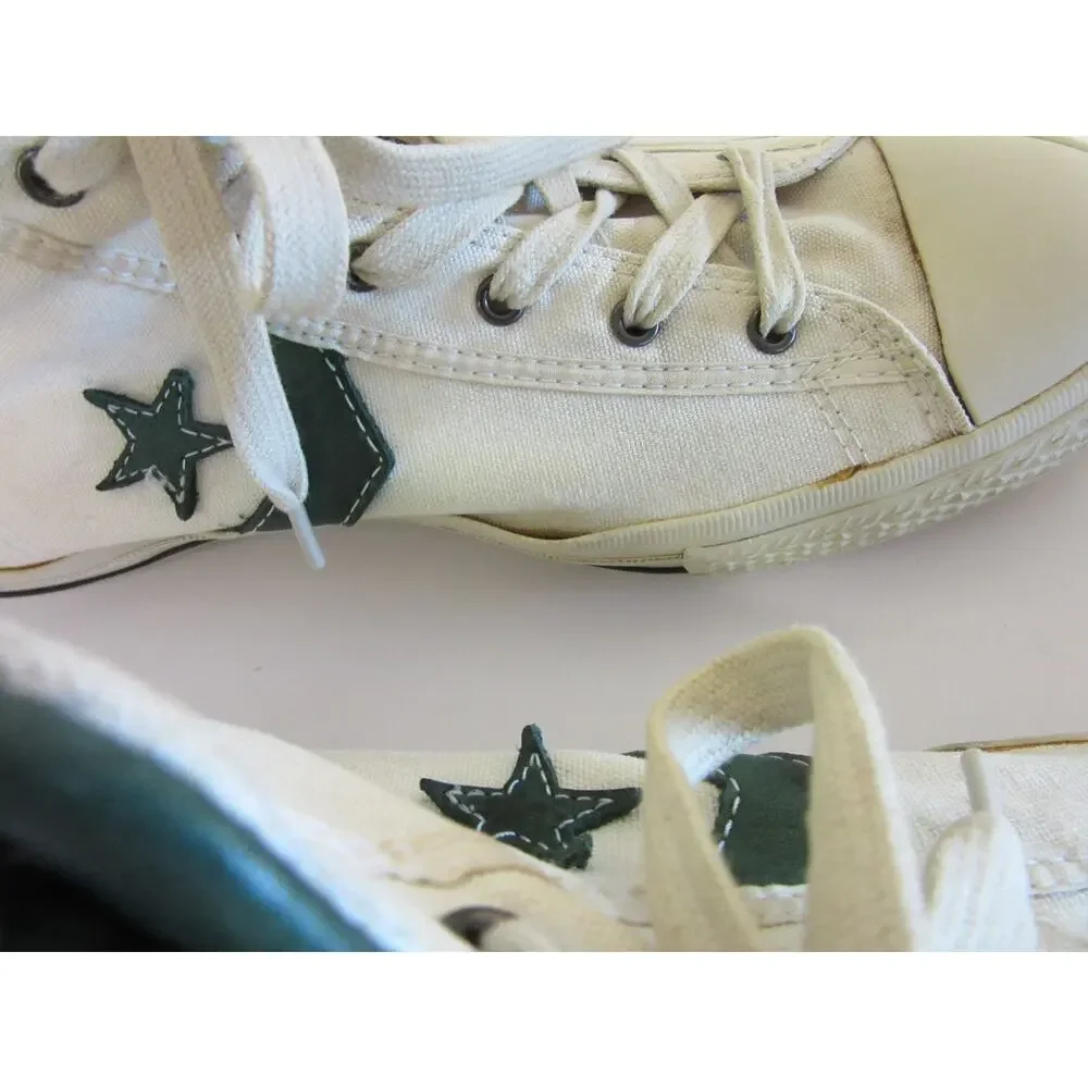 CONVERSE John Varvatos White 11 High Top Canvas All Star Sneakers - Picture 6 of 11